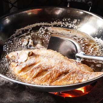 Charola para Freir Pescado