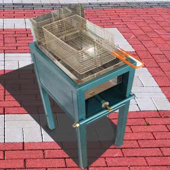 Freidora de una Sola Canasta para Gas