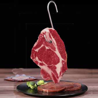 Gancho en Forma "S" de Inoxidable para Carnicería para colgar carne