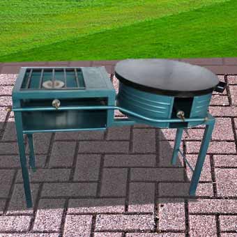 Parrilla y Comal con quemadores independientes