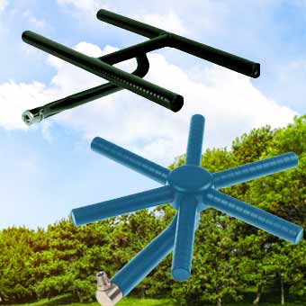 Quemaores a gas tipo H o estrella, entrada roscada /$ pulgadas NPT