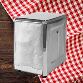 Charola Cuadrada de Acero Inoxidable para hornear